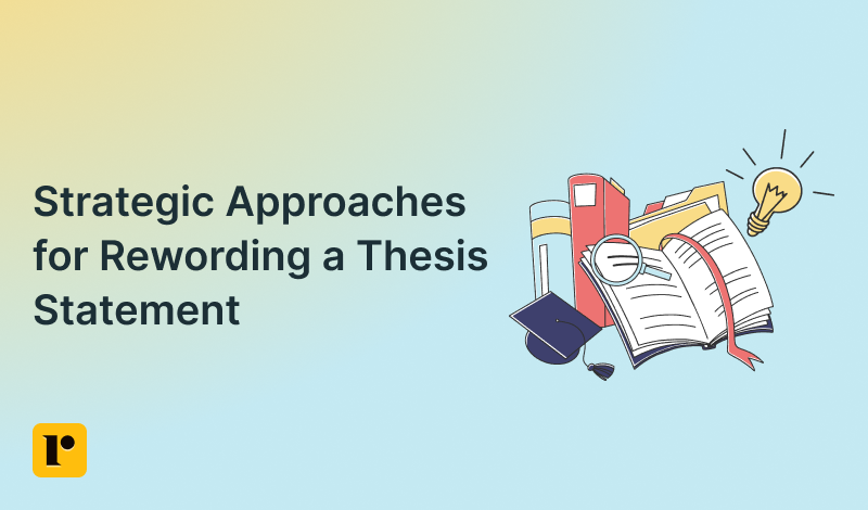 Strategic Approaches for Rewording a Thesis Statement